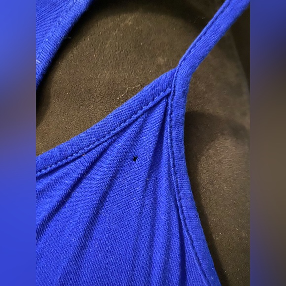 Forever 21 Royal Blue Flowy Crop Top - Picture 4 of 6
